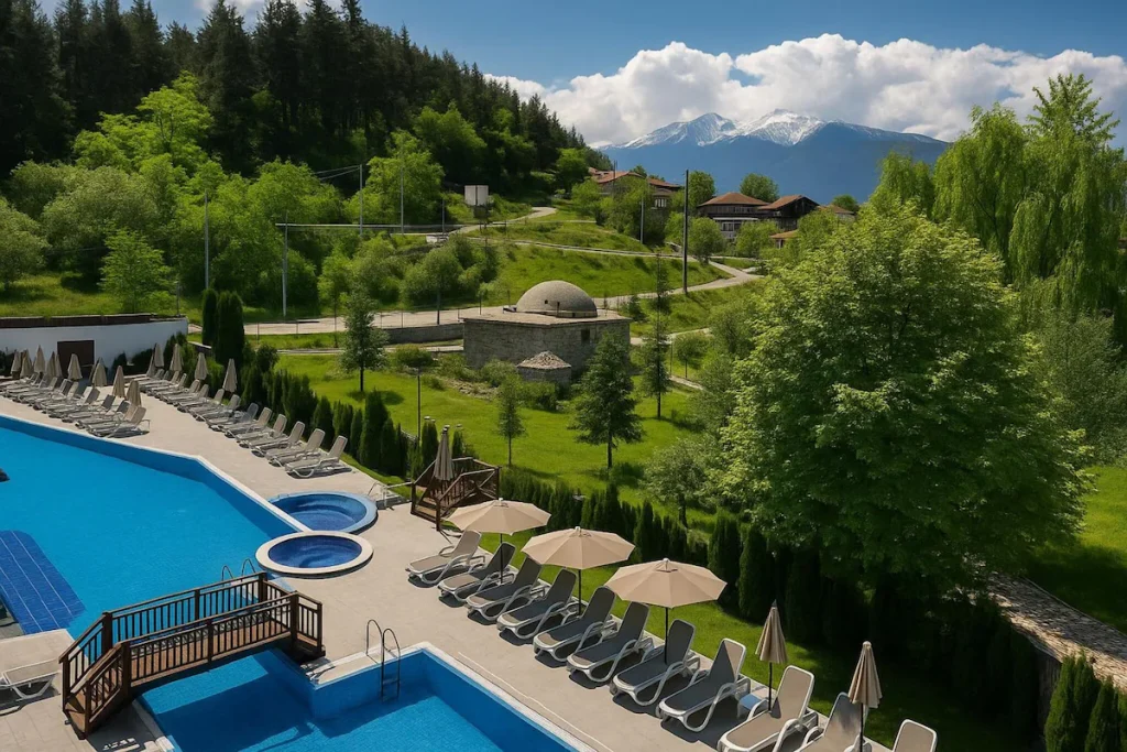 Regnum Banya Thermal Hotel is great base to explore Belitsa Bear Park and other family friendly destinations in the area.